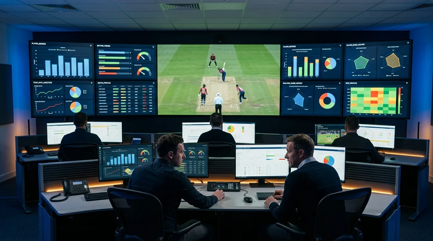 Kontrollraum zur Überwachung der Integrität von Cricket-Spielen