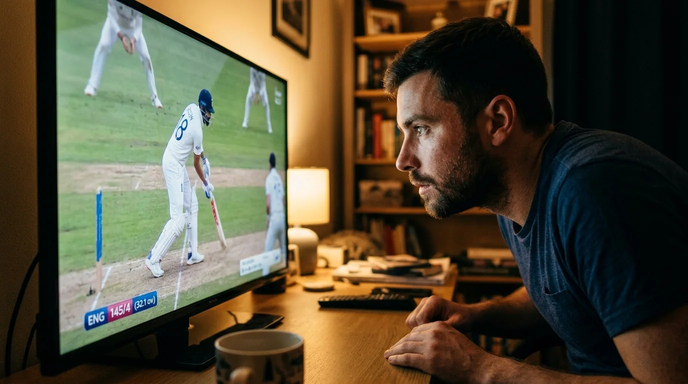 Aufmerksamer Zuschauer erkennt beim Cricket Details, die das Modell übersieht
