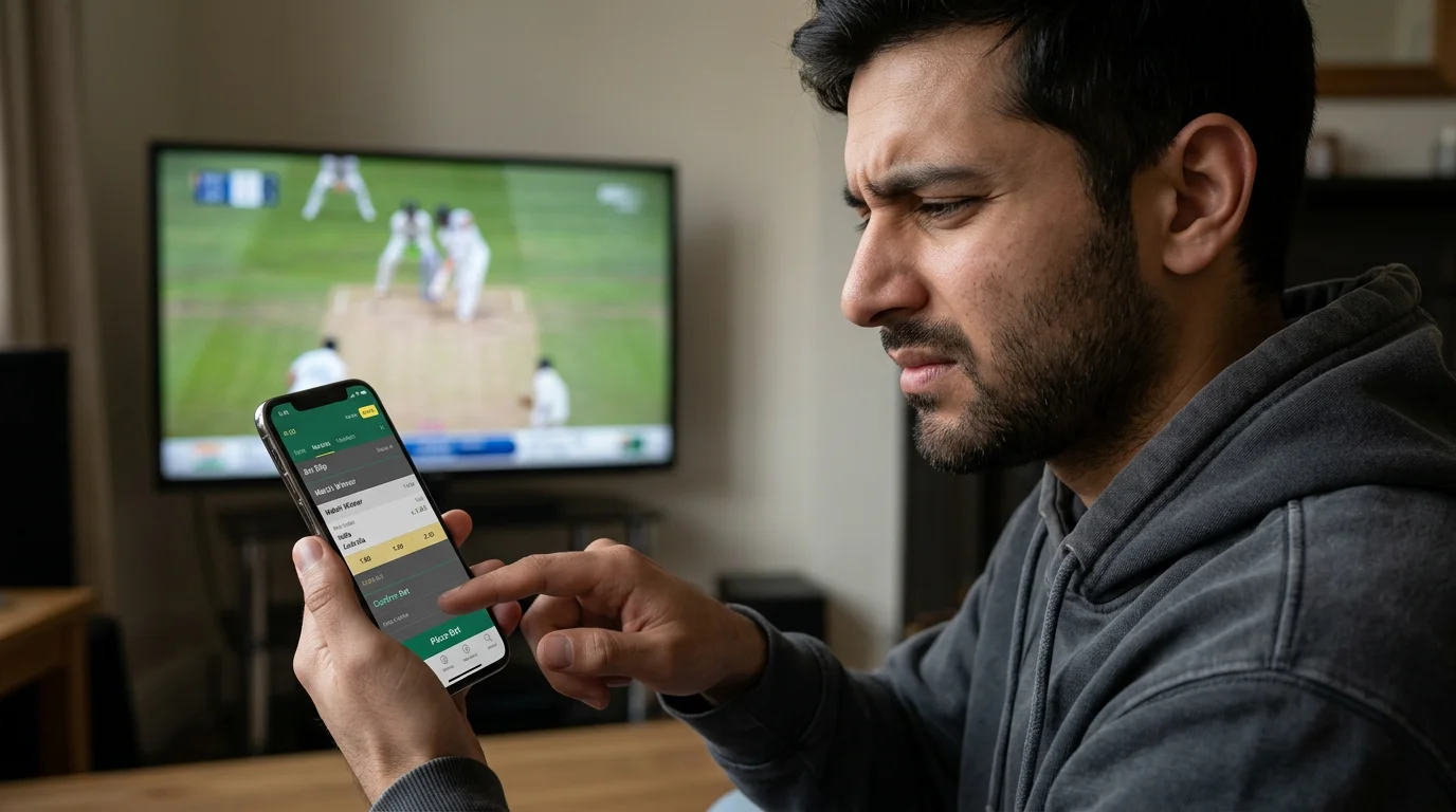 Wetter setzt auf ein unbekanntes Cricketspiel ohne ausreichende Informationen