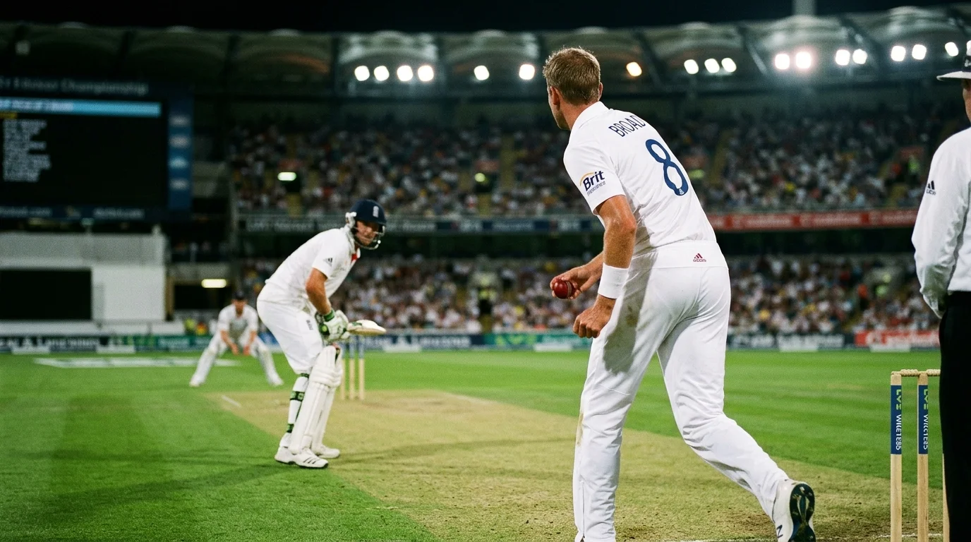 Cricket-Spielmoment unter genauer Beobachtung als Sinnbild der Integritätskontrolle