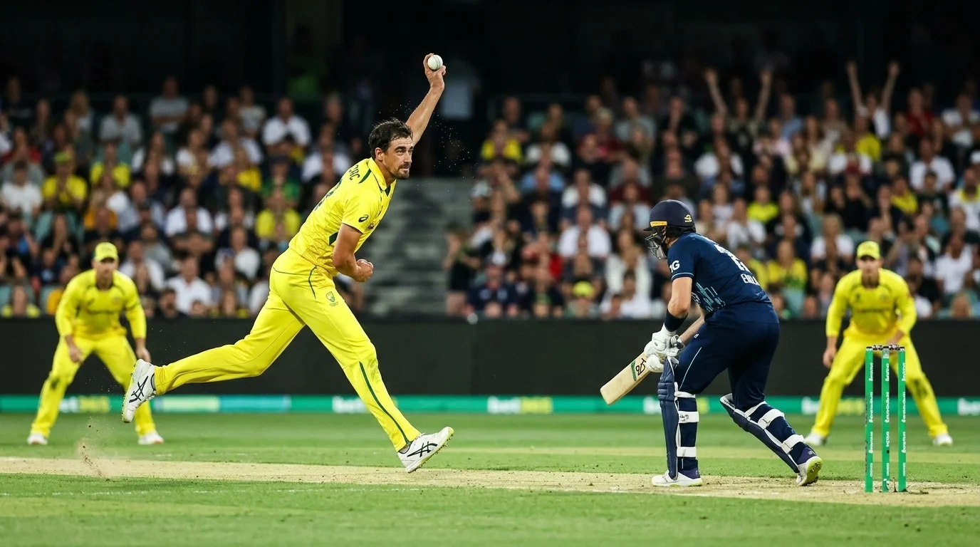 Pace-Bowler attackiert mit der neuen Kugel im T20-Powerplay den Schlagmann
